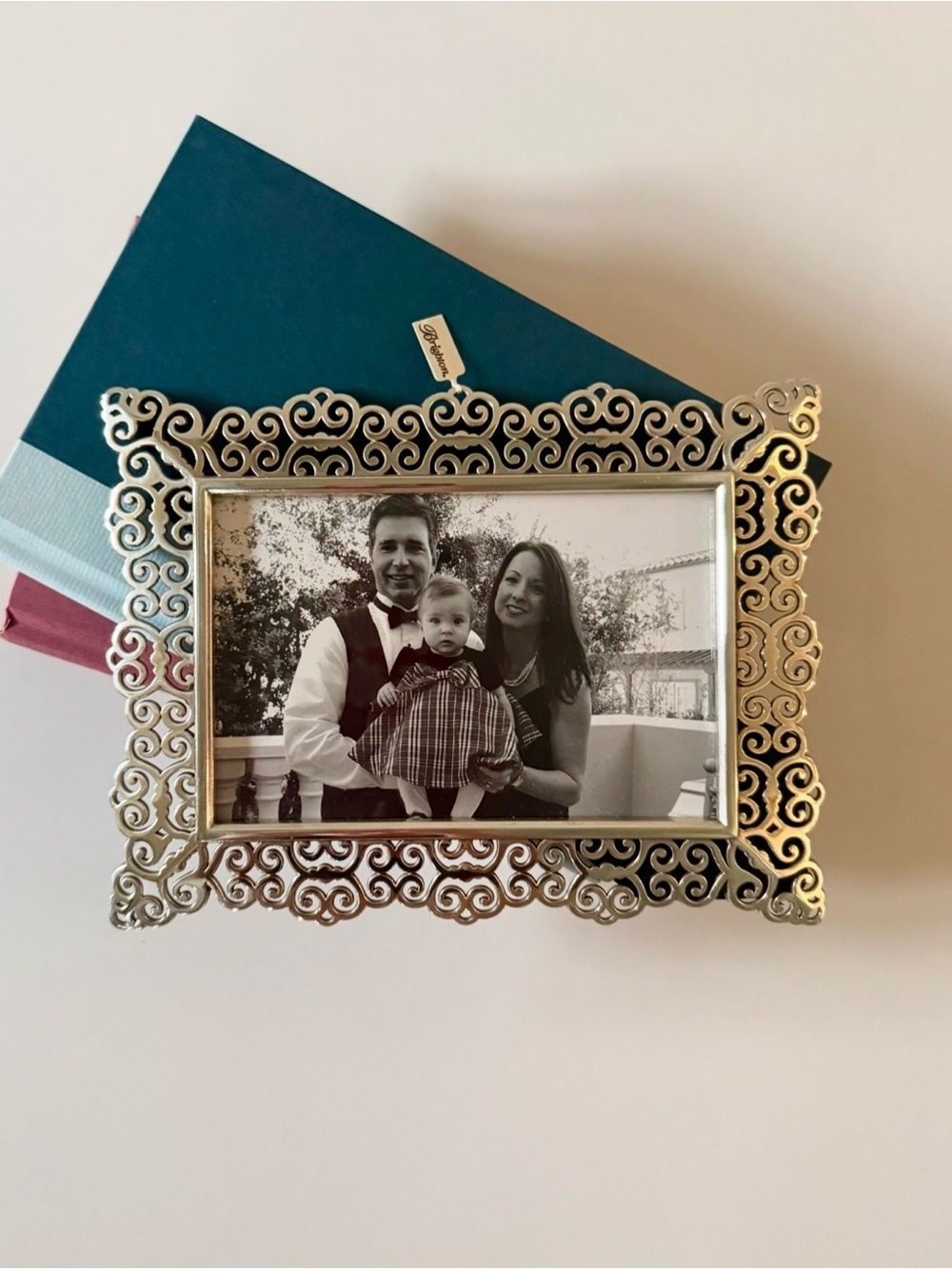 NEW Brighton Silver Picture Frame Geneva Large Victorian Photo 4x6 Filigree $108